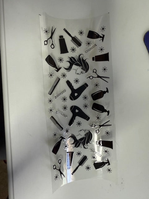 You pick glitter for decal