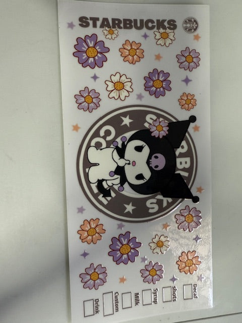 You pick glitter for decal