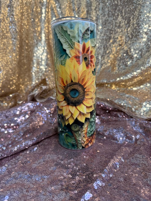 Sunflower tumbler