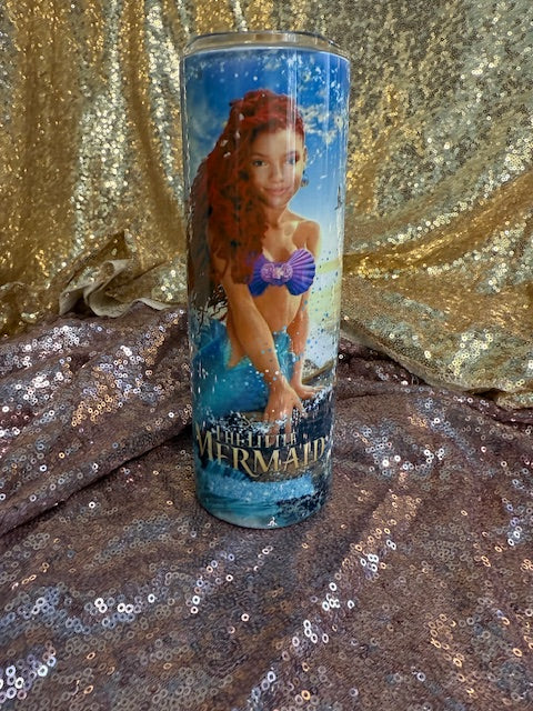 Little mermaid tumbler