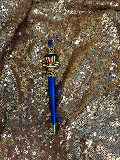 American flag cheetah pen