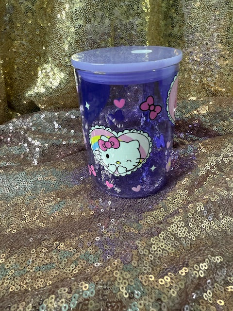 hello kitty coffee mug glass