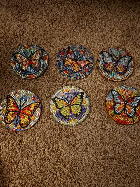 butterfly coasters