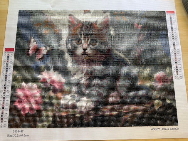 Cat Diamond Art