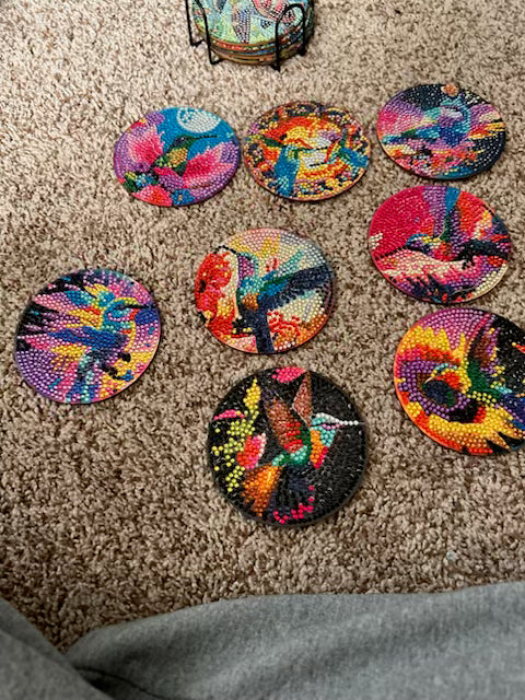 humming bird coasters