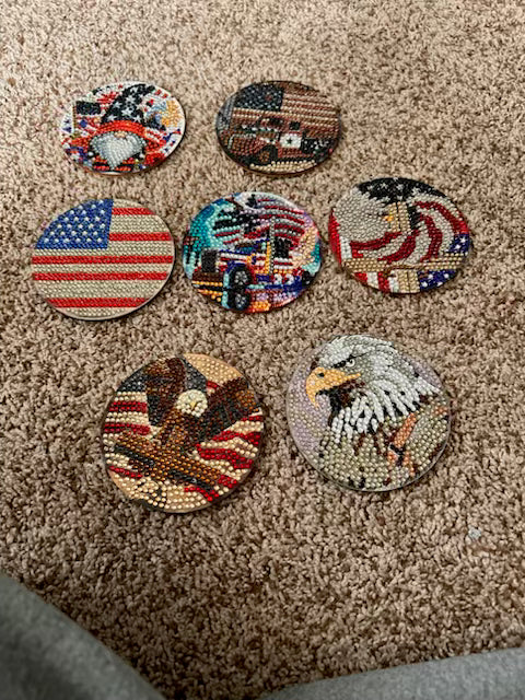 american flag coaster