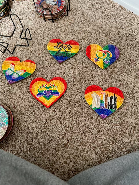 pride coasters