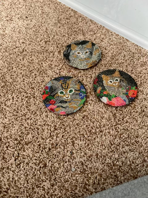 cat coasters