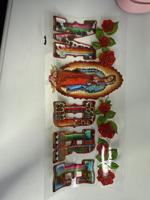 You pick glitter for decal