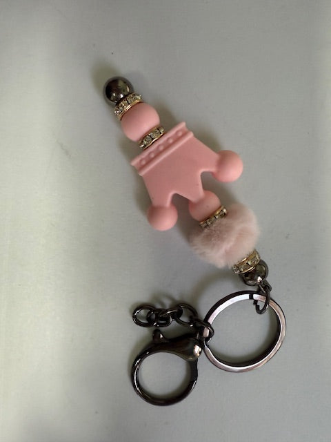 Princess bar keychain