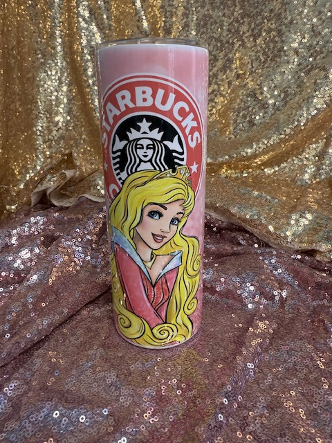 Sleeping beauty tumbler