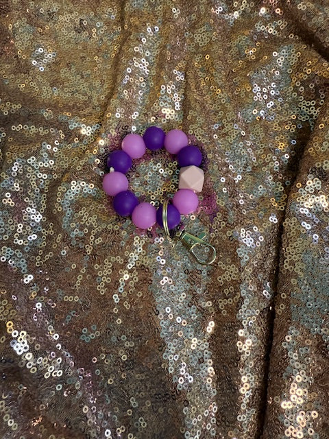 purple wristlet