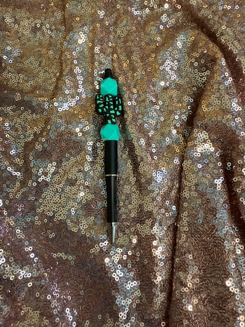 Black and green catcus pen