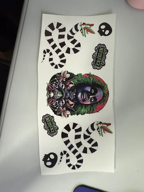 You pick glitter for decal