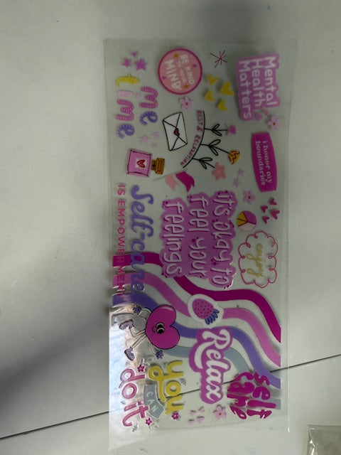 You pick glitter for decal