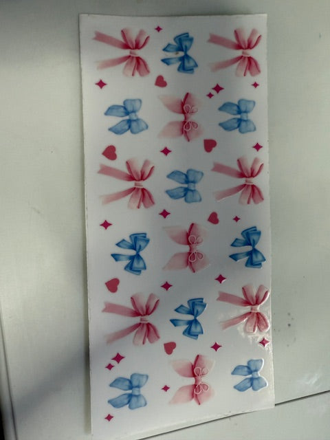 You pick glitter for decal