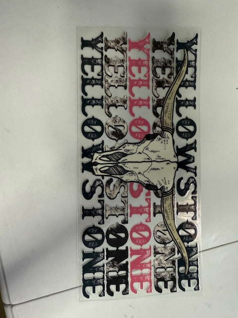 You pick glitter for decal