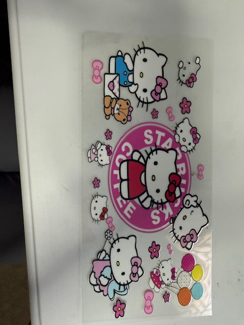 You pick glitter for decal