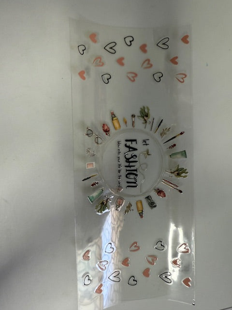 You pick glitter for decal