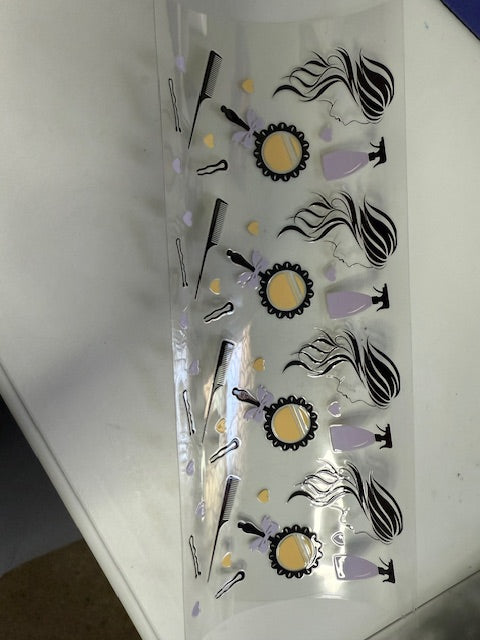 You pick Glitter for this decal