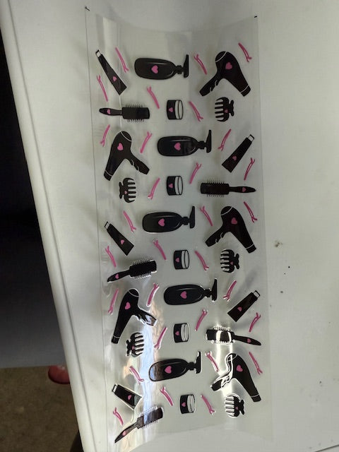 You pick glitter for decal