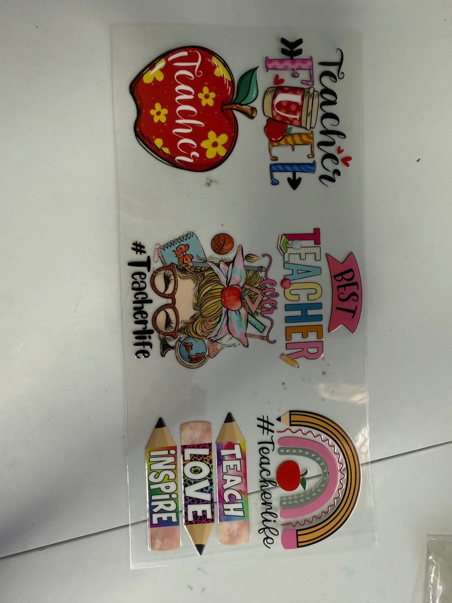 You pick glitter for decal