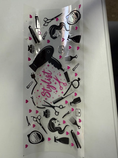 You pick glitter for decal