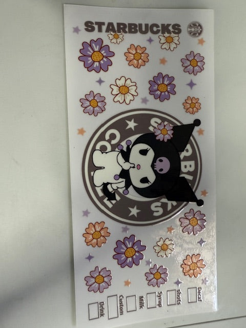 You pick glitter for decal